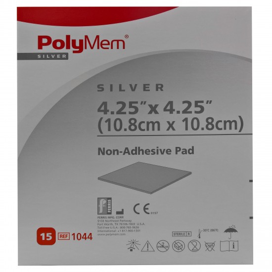 Polymem silver non-adhesive 11x11cm