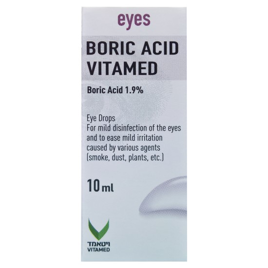 Boric acid eye drops