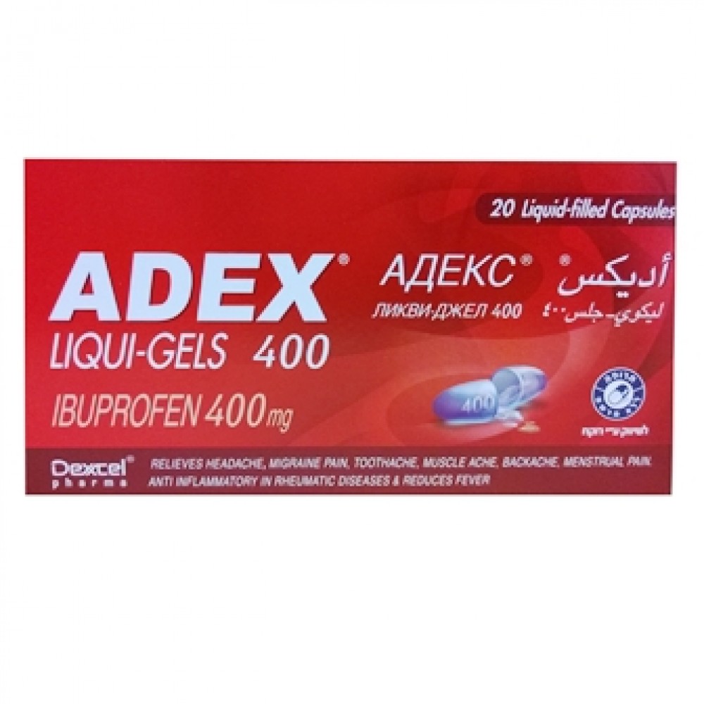 Adex liquigels 400 mg