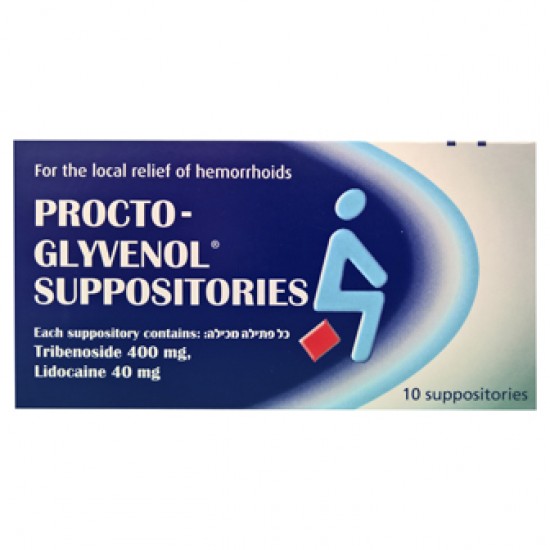 Procto-Glyvenol Rectal Suppositories, 10 Pieces